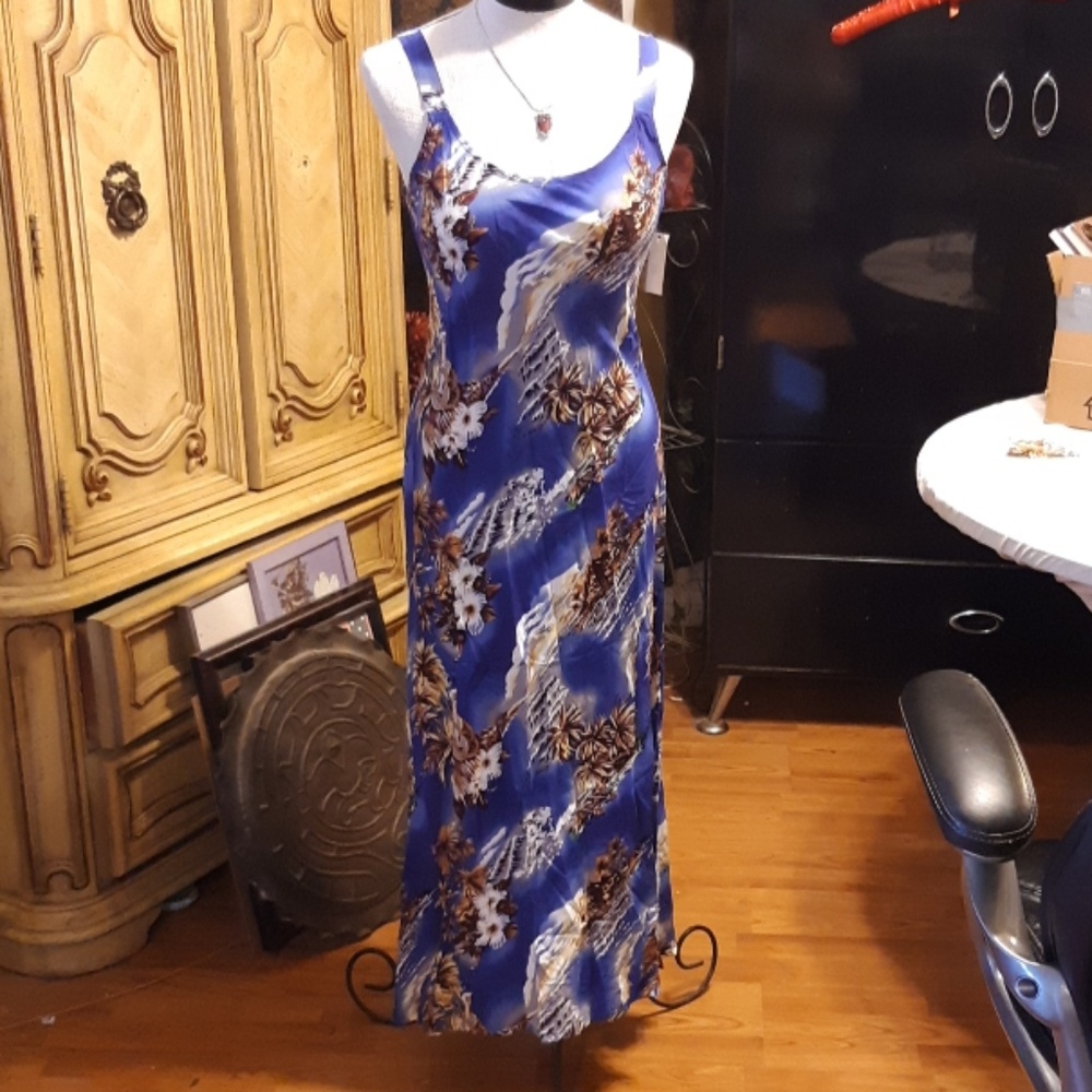 Womens Hawaiian dress  Tropical Sundress sz Sm HILO HATTIE Print Summer - Picture 2 of 8